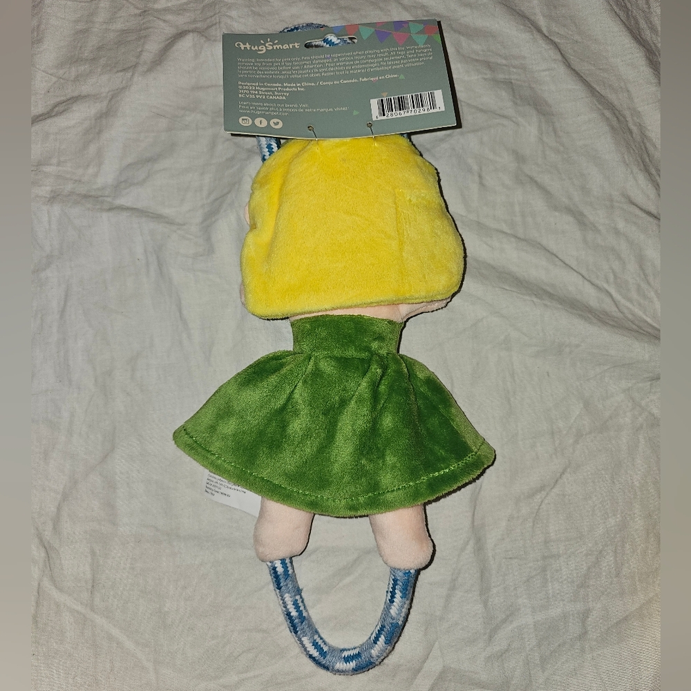 Hugsmart Princess Rope Dog Toy NWT Squeaker Tug Toy - Picture 3 of 3